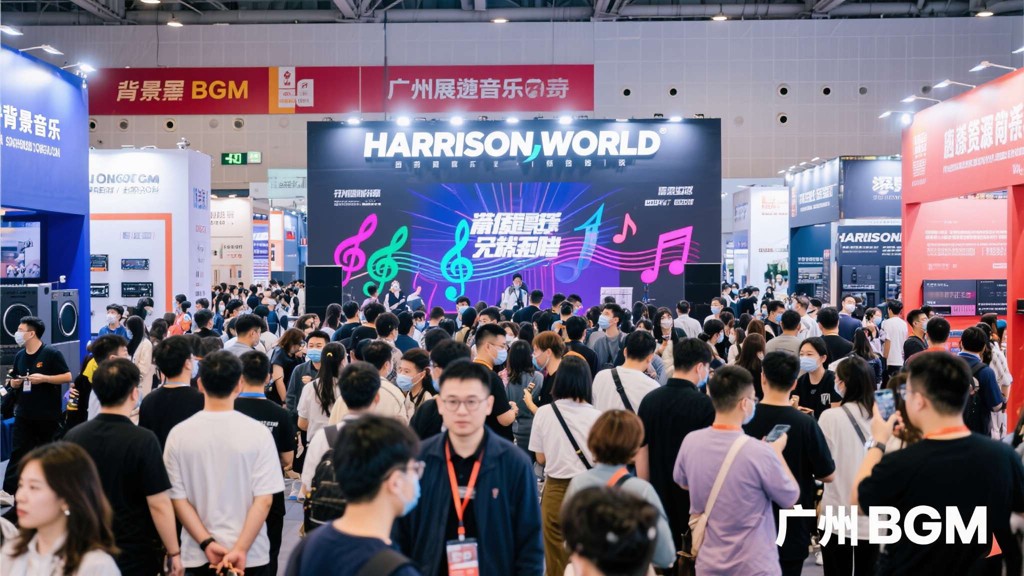 两天的热闹与相遇:HARRISONWORLD 广州BGM展会回顾 如果你错过了这两天的广州BGM展会,那真的太可惜了。人潮涌动、音符飞扬,HARR